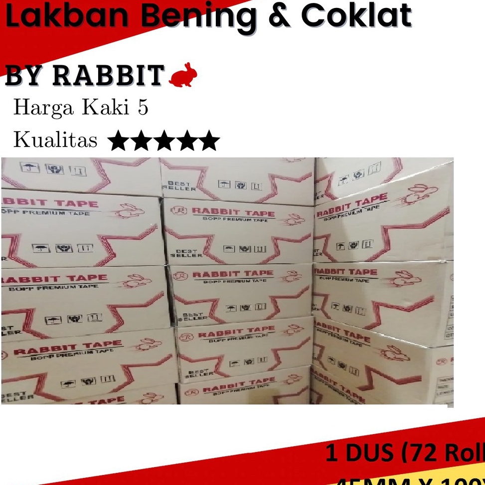 

Lakban 2inch 45mm x 1Yard 45MC Lakban Bening Coklat 1Dus 72Rol 2 inch 45 mm x 1 Yard harga dus w G4N5