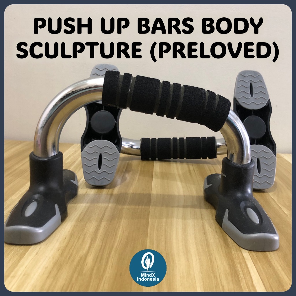 Push Up Bar Latihan Otot Training Merk Body Sculpture (preloved/second/bekas)