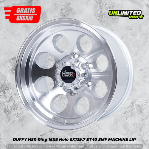 Velg Mickey Thompson R15 Untuk Pajero Fortuner Panther New HSR DUFFY Pcd 6X139 Lebar 8 inch