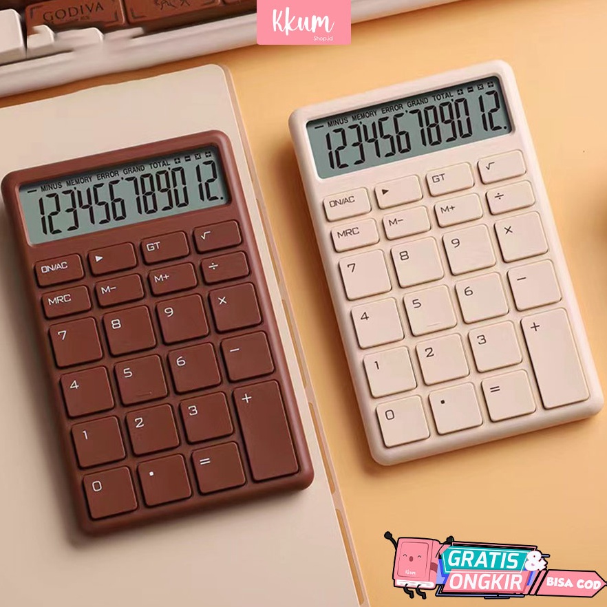 

Kalkulator 12 digits aesthetic Calculator simple electronic v G7W3