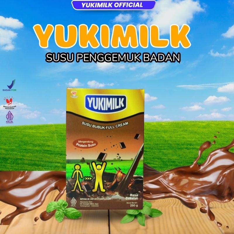 

Yuki Milk - Susu Penambah Berat Badan Dewasa Suplemen Penambah Berat Badan Dan Penggemuk Badan 250gr