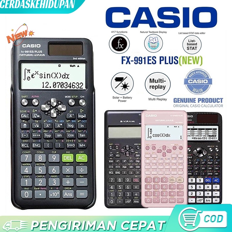 

Kalkulator Scientific Casio ilmiah FX991EX991ESPlus Calculator Scientific Casio Kalkulator Casio Scientific 417 FungsiDua Sumber Tenaga Baterai Dan Tenaga Matahari4 Konstanta Rumus j S7R6