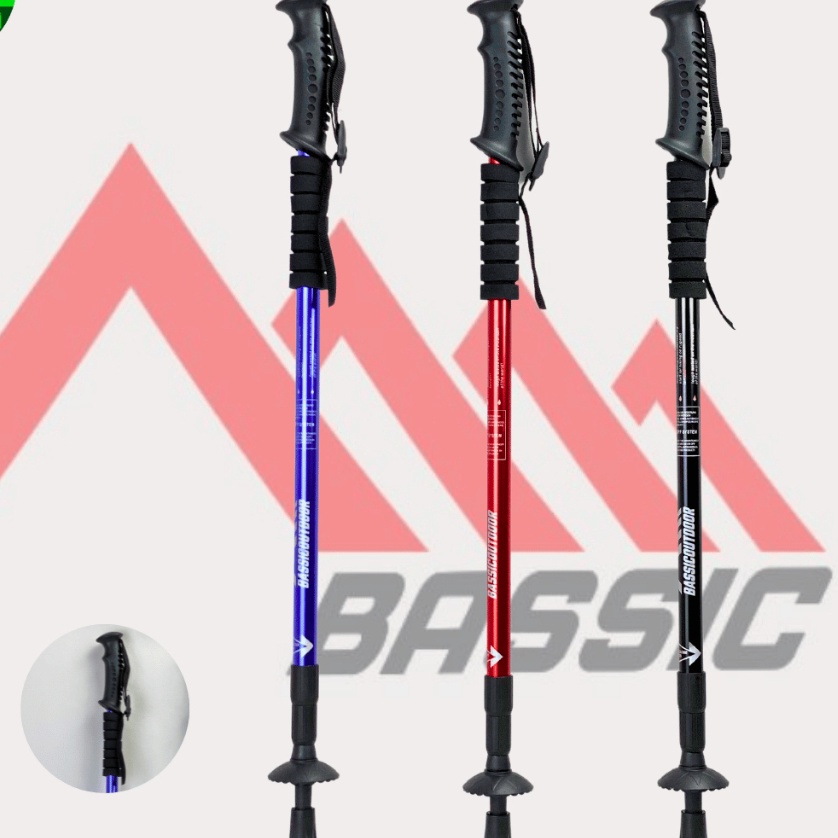 TREKKING POLE BASSIC TONGKAT PENDAKI 135CM  TONGKAT HIKING 135CM tracking pole trekking pole i RK5
