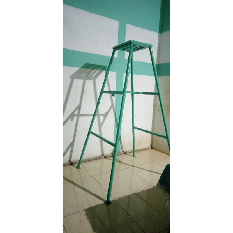 Tangga lipat besi tinggi 1,2 meter tangga Lipat besi pipa galvanis