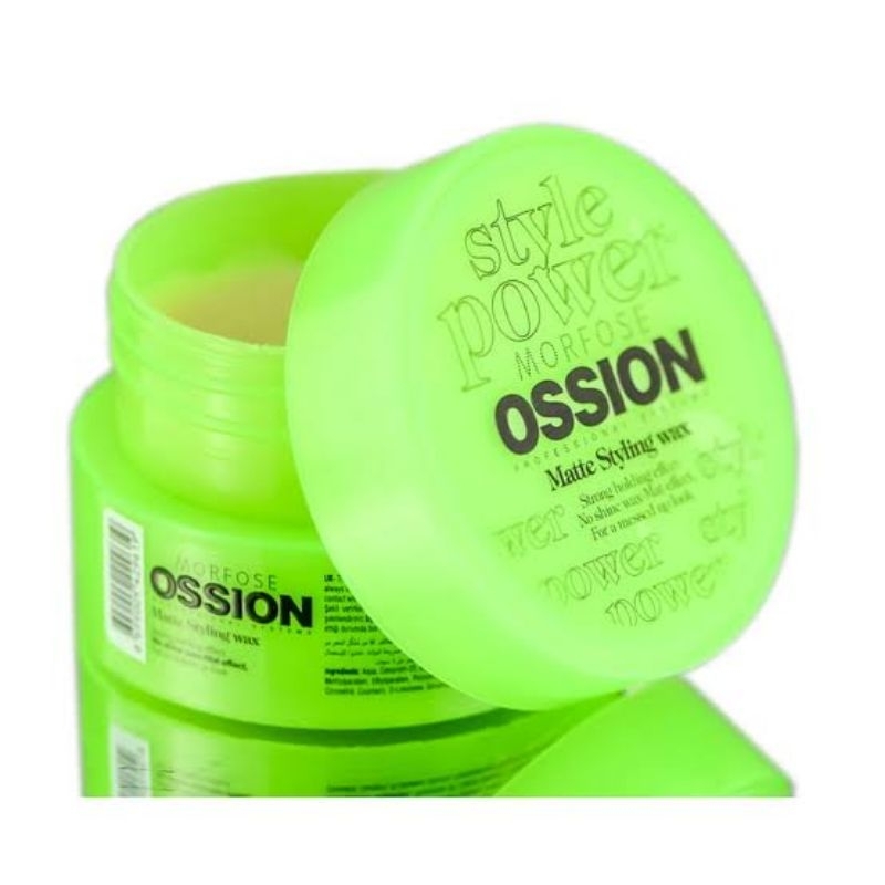 Morfose Ossion Matte Styling Hair Wax - Pomade/Wax Styling Pria l Produk Gaya Rambut