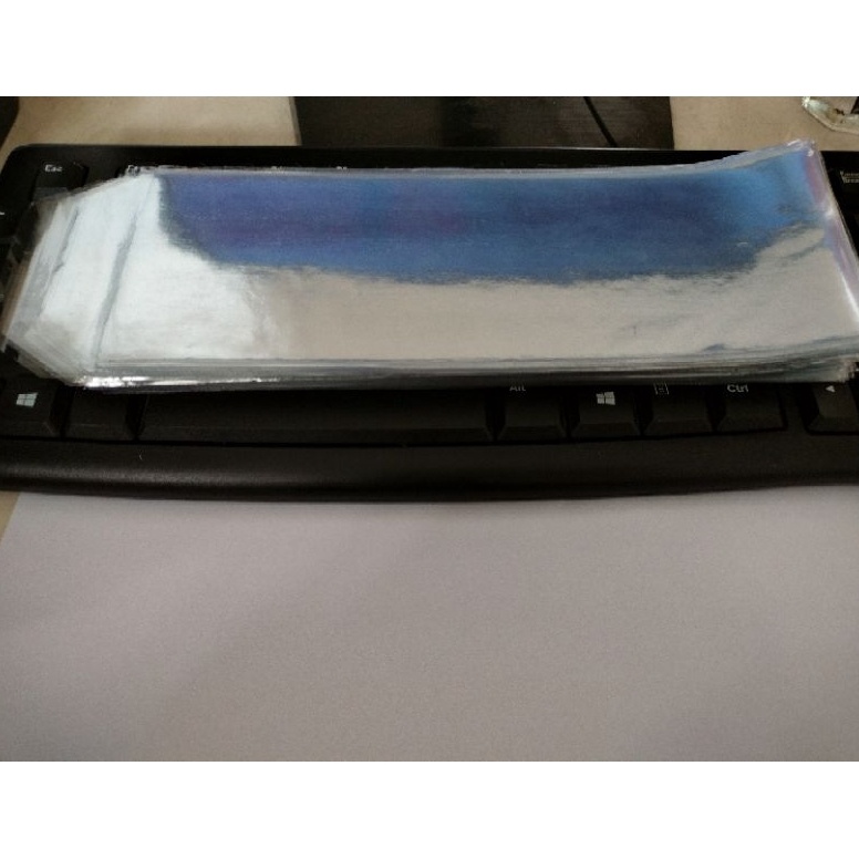 

KODE W56H sampul plastik stnk polos isi 1lembar bahan mika