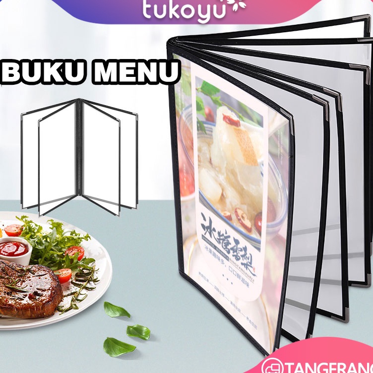 

KODE W34Q A4 Cover Pelindung MenuRestaurant Menu CoversBuku Menu