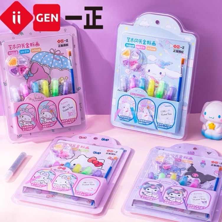 

KODE W63F MAINAN KREATIF ANAK DIY LUKISAN GAMBAR SANRIO DENGAN GLITTER