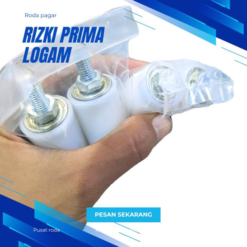 Roda Roller Nilon || Bearing Baru || Berbagai macam Ukuran