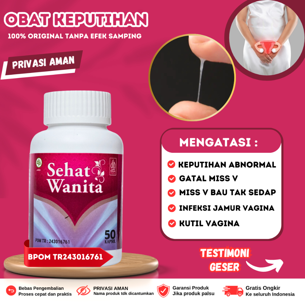 Penghilang Keputihan dan Bau Tak Sedap, Keputihan Gatal dan Becek, pembersih miss v becek