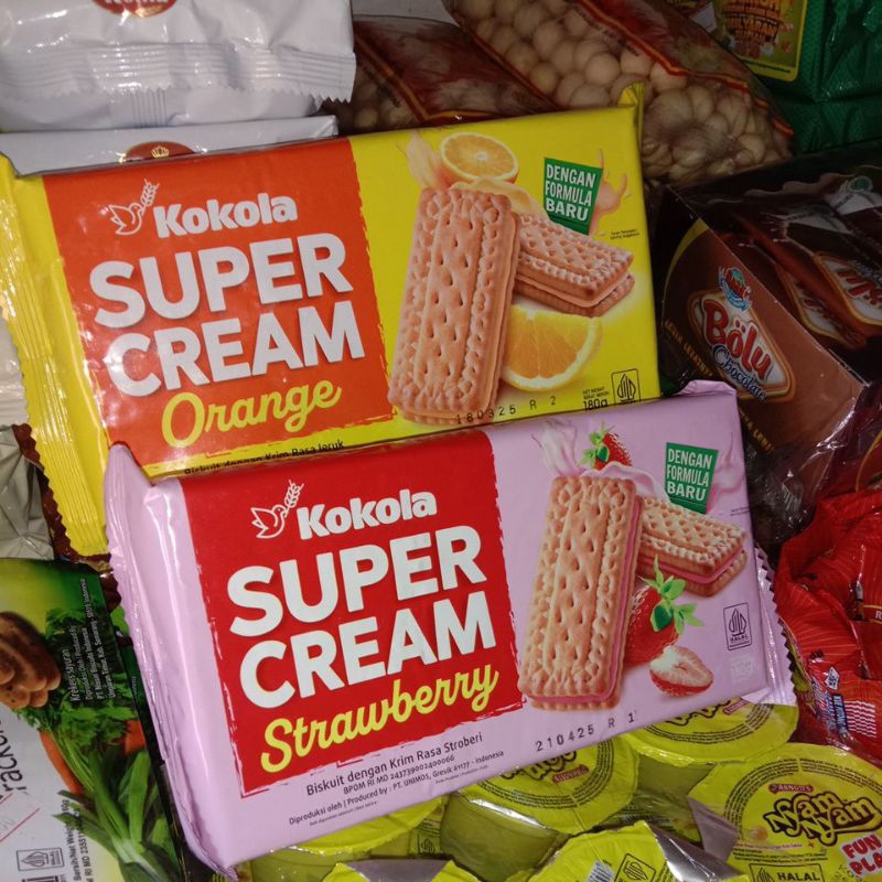 

Kokola biskuit super cream kemasan 180 gr