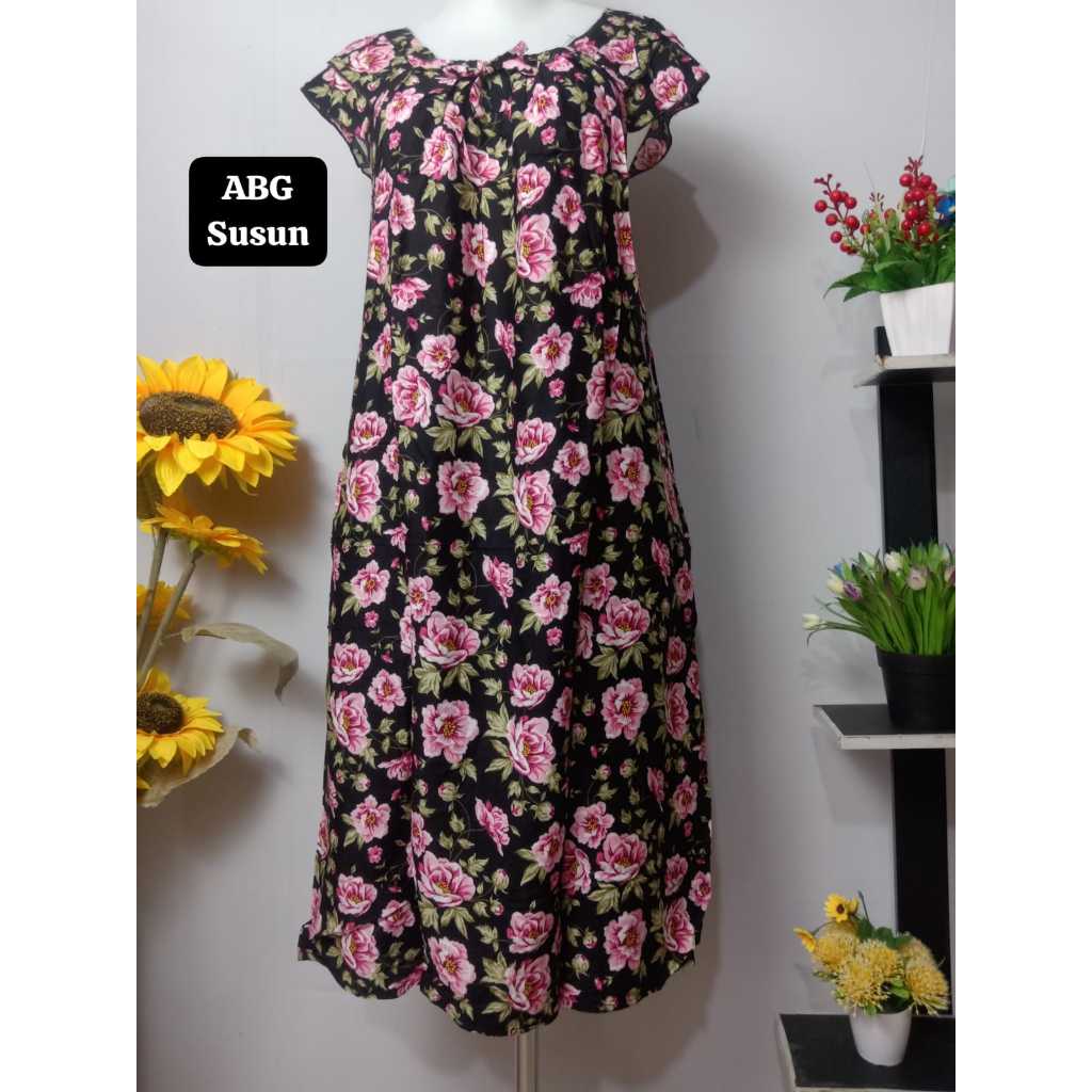 Daster Wanita ABG Daster Susun Wanita Daster Rayon Murah Baju Piyama Tidur Baju Tidur Wanita Baju Da