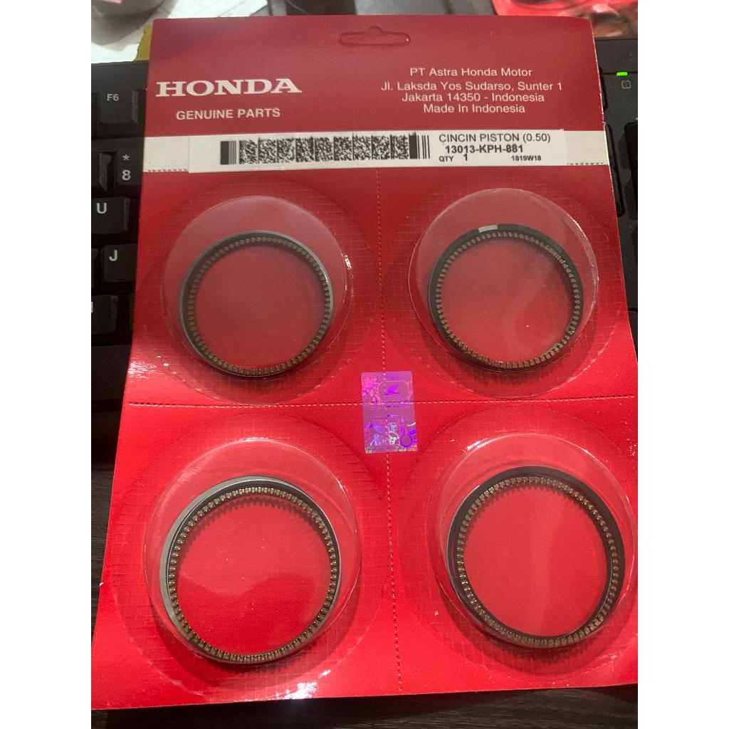 Ring piston Ring seher Kharisma Supra x 125 karbu KPH OS 50 ( 4 Set )