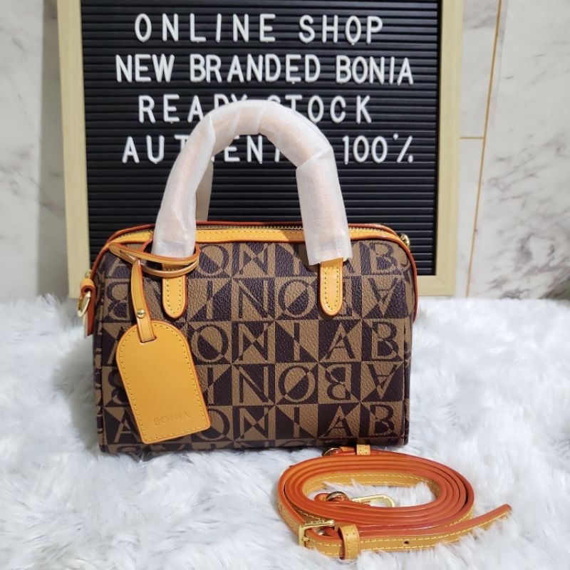 READY STOCK tas bonia original speedy mini monogram sz XS