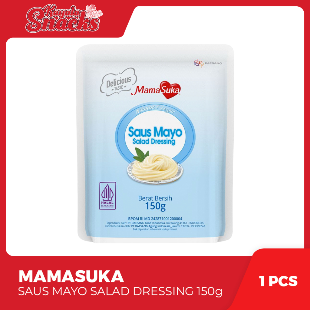 

MAMASUKA Saus Mayo Salad Dressing 150g - 1 Pcs