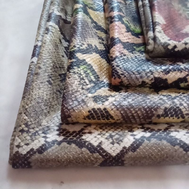 RB Kulit Sintetis Motif Ular/Kulit Sintetis Motif Reptil/Kulit Sintetis Motif Sisik Naga/Kulit