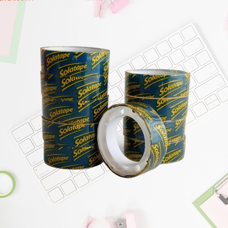 

Isolasi Kado Kecil Bening / Solatif Kado Solatape Kecil / Isolasi Kecil Bening (10) Pcs