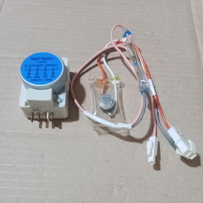 Timer fuse defrost kulkas Toshiba 2 pintu 1set