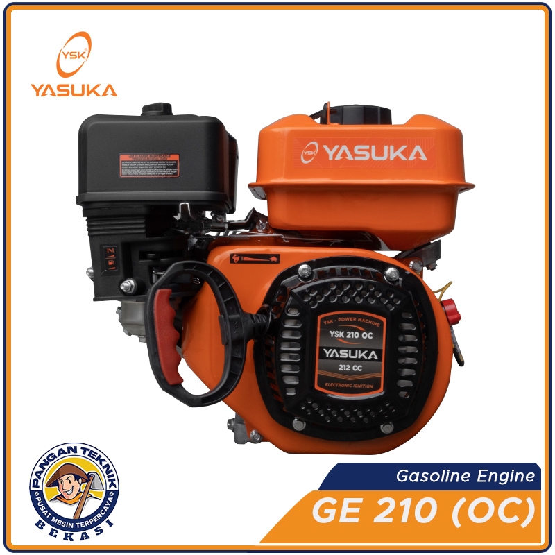 YSK 210 YASUKA OC GASOLINE ENGINE | GX 210 Orange | Mesin penggerak bensin |  Mesin Balap Ketinting