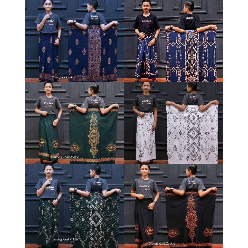 Sarung Anak Gus Iqdam Katun SD/SMP Kang Santri Sarung Anak Laki laki usia SD motif kang santri