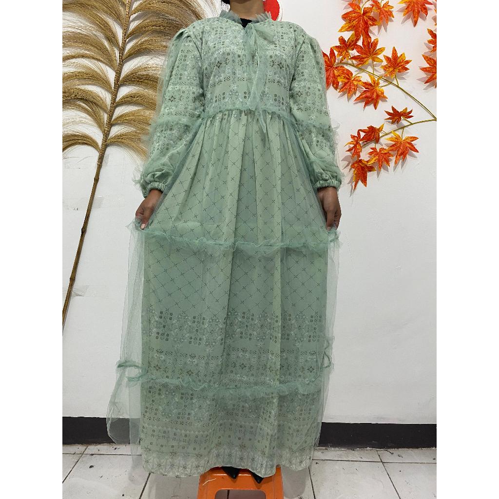 GAMIS/DRESS/BAJU SYARI WANITA MOTIF 5 GRATIAS CITRA 1056