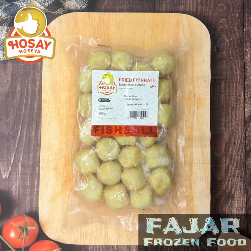 

HOSAY FRIED FISH BALL BIG 500gr | HOSAY BASO IKAN GORENG 500gr
