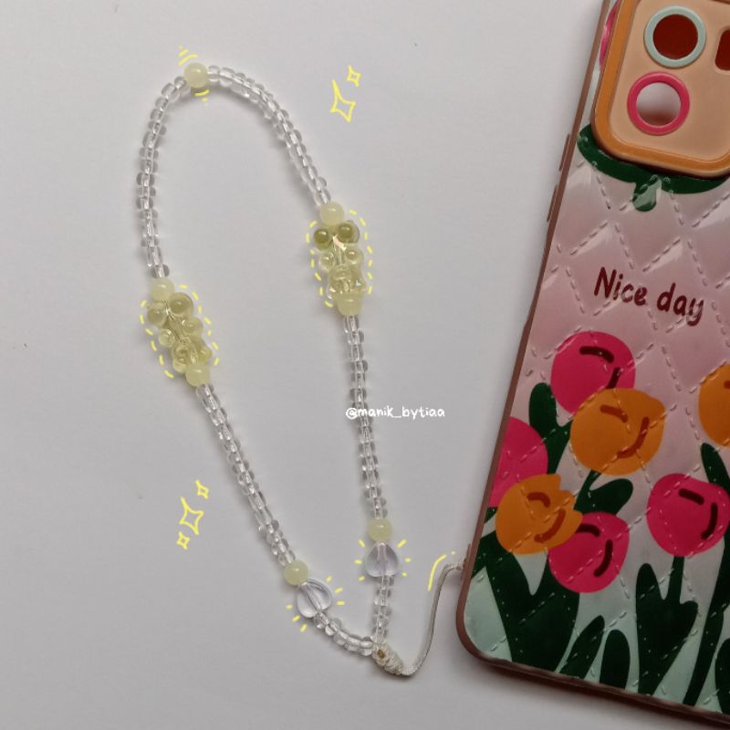 Phone Strap Gummy Bear | Gantungan ponsel gummy bear