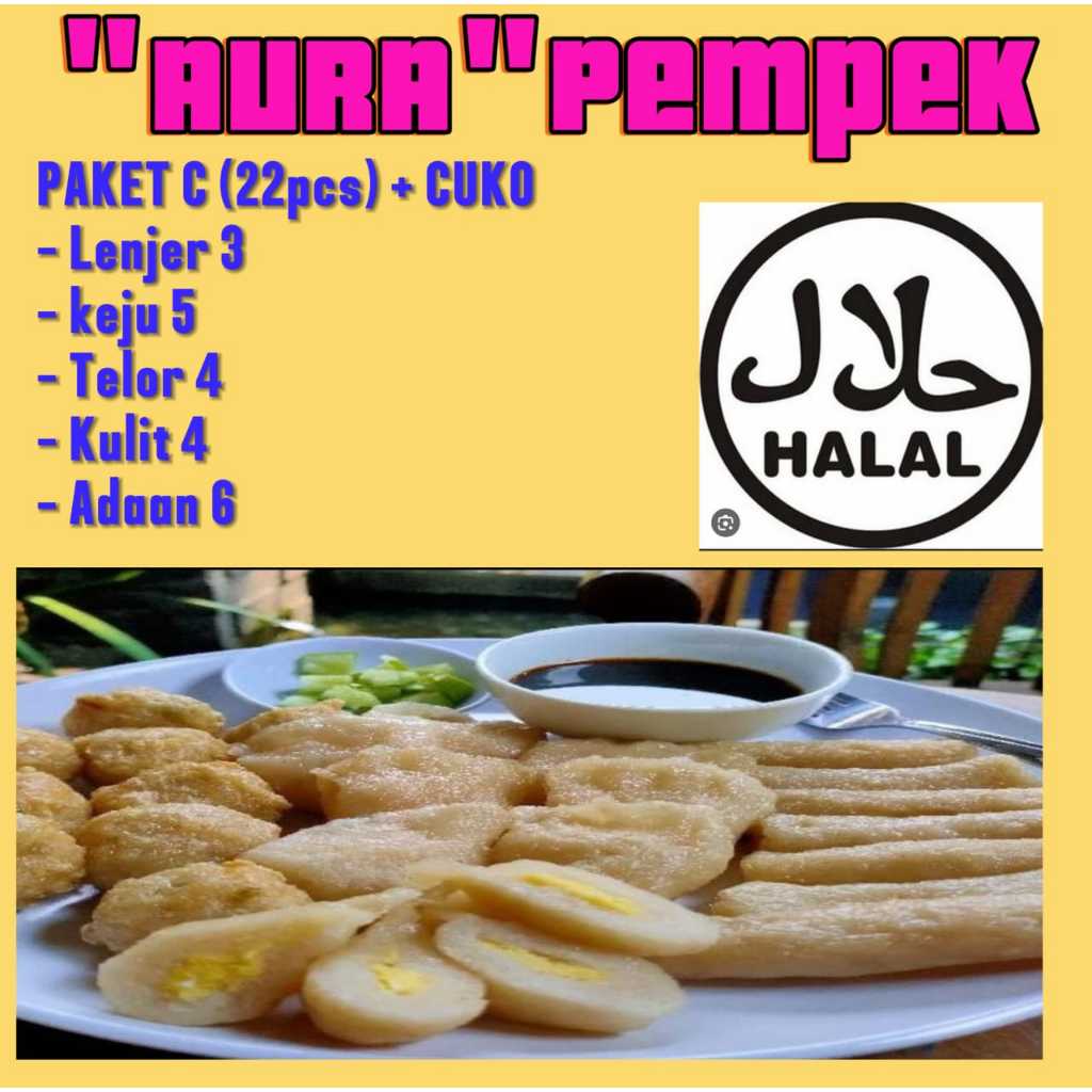 

AURA pempek asli ikan tenggiri PAKET C