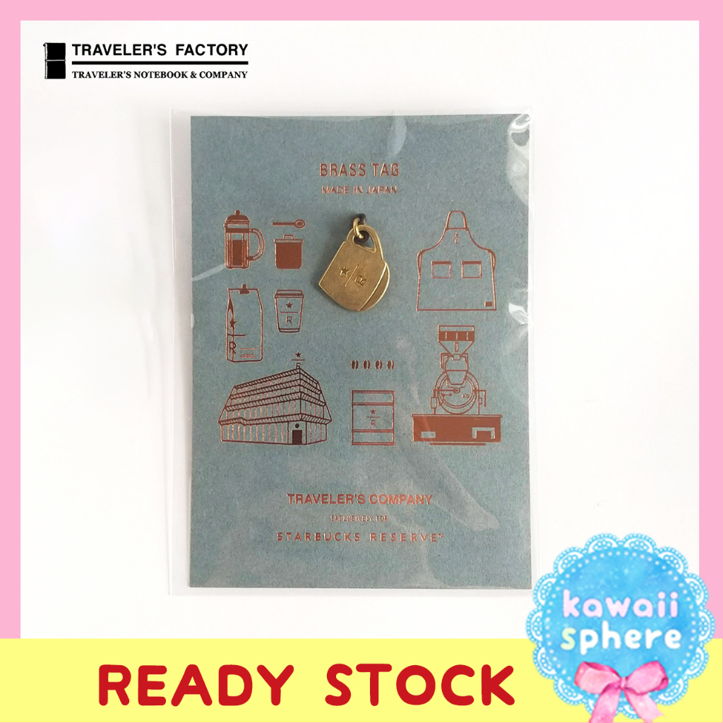 

Travelers Factory x Starbucks Reserved Roastery Limited | Brass Tag Mug | Traveler's Notebook Charm