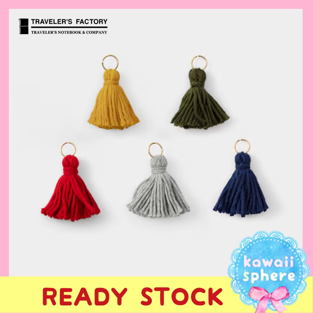 

Travelers Factory x Short Finger Tassel | Charm Traveler's Notebook