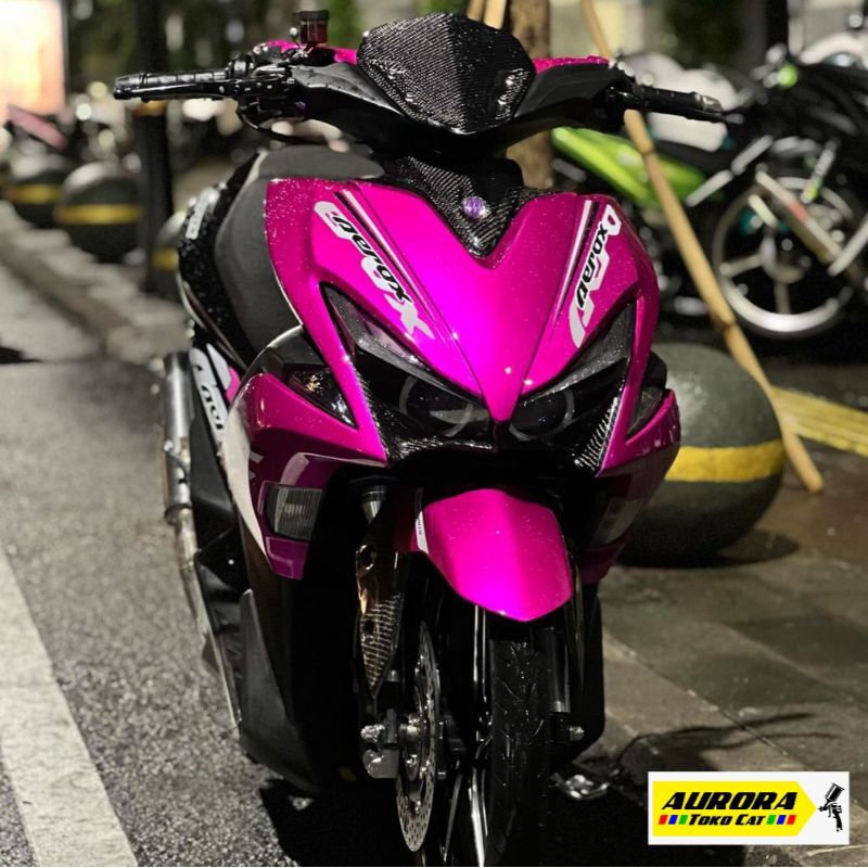 Cat Candytone Pink PU Candy Merah Muda Penta Oto