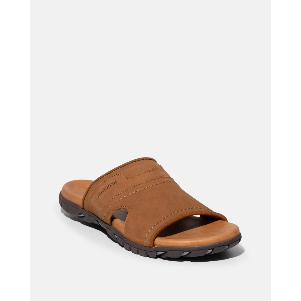 Buccheri sandal selop pria suede - BR3102..