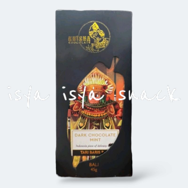 

Krisna Chocolate Dark Chocolate Mint Baris Dance Cokelat Bali