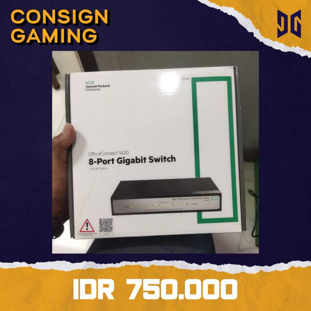HPE OFFICECONNECT 1420 8 PORT GIGABIT SWITCH JH329A ( CODE : ES544 )