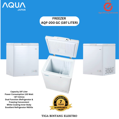 FREEZER AQUA AQF 200 GC ( 200 Liter)