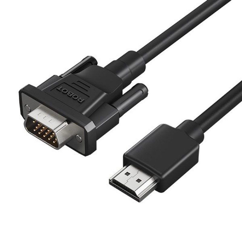 KABEL HDMI TO VGA ROBOT RHVC02 BLACK