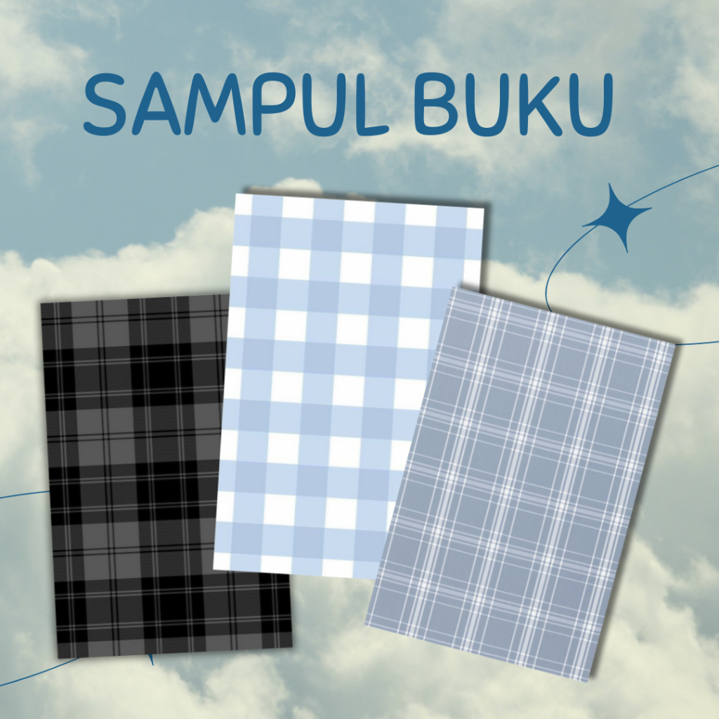 [HVS 80] Sampul Buku Kotak - Kertas Sampul Buku Motif - Kertas Kado Wrap Paper - Sampul Buku Aesthet