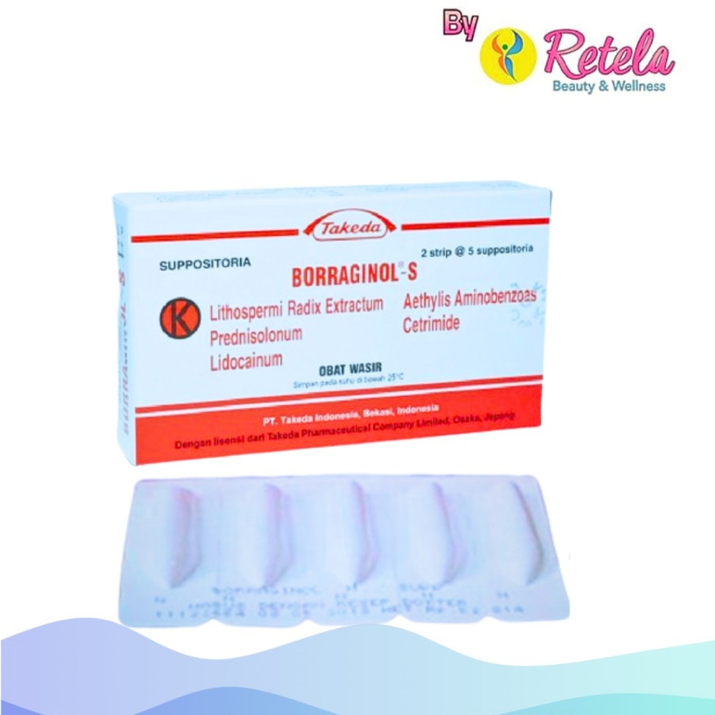 Borraginol-S Supp 1 Strip 5 Suppositoria