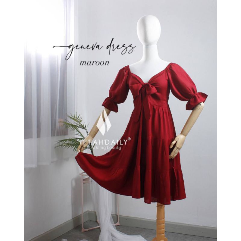 GENEVA DRESS ADEM BUMIL BUSUI SUAMI FRIENDLY BY IFFAH DAILYWEAR