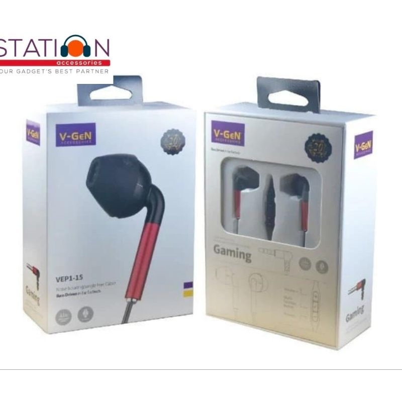 V-GeN Earphone VEP1-15 Extra Bass