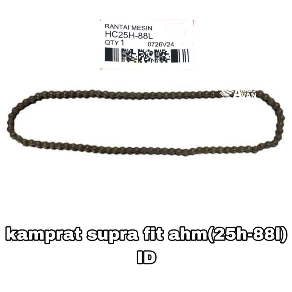 HC25H-88L CHAIN CAM RANTAI KETENG SUPRA FIT LEGENDA REVO KAMPRAT SUPRA FIT AHM (25H-88L)