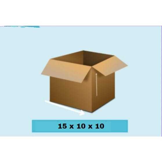 

Kardus Packing 15x10x10 - Kemasan Karton Box Dus Kotak Packaging Polos Murah Baru