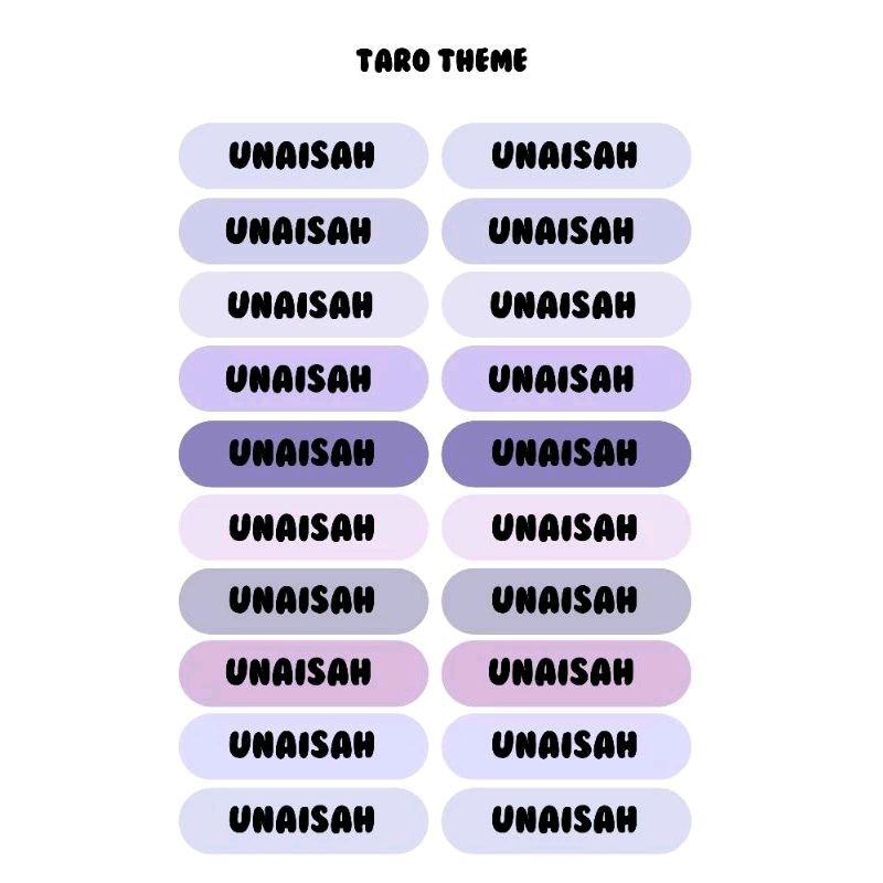 

Label sticker//Sticker nama//Sticker Aeshtetic//Sticker lucu//Sticker Ungu