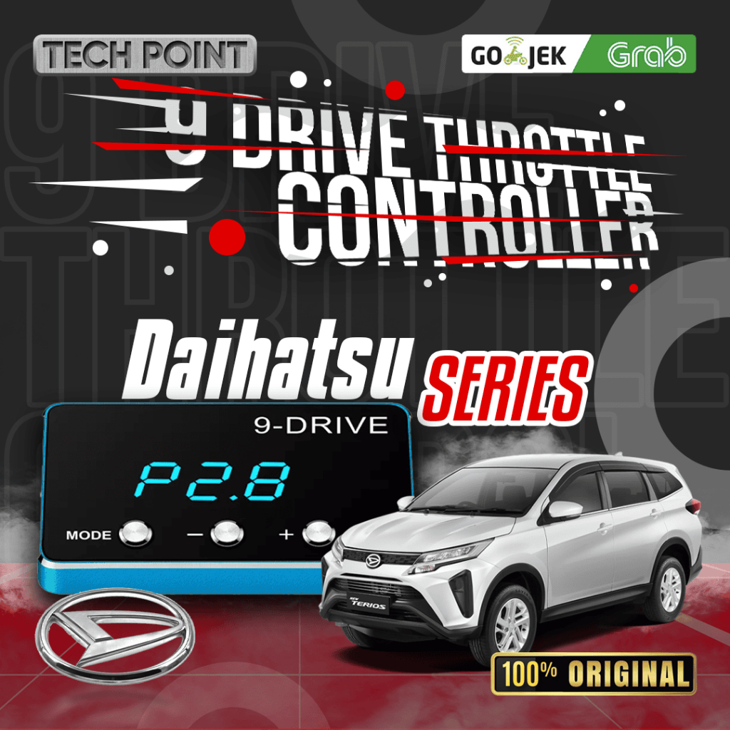 9 Drive Daihatsu New Terios Piggyback Throttle Controller Remap