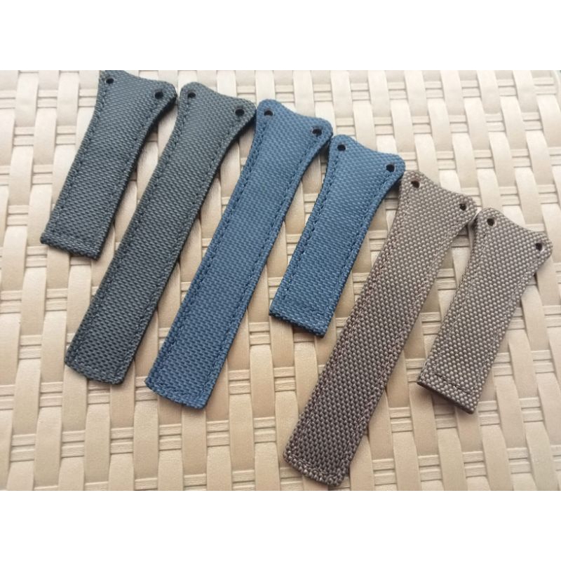 Strap Kanvas Kulit Tali Jam Tag Heuer Mclaren Marcedec 30MM