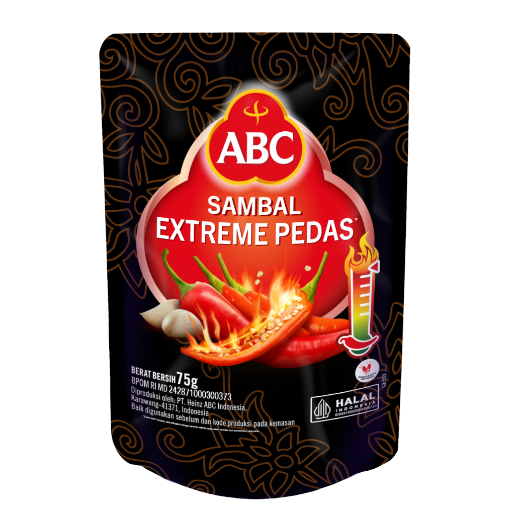 

SAMBAL ABC EXTREME PEDAS 75 GRAM