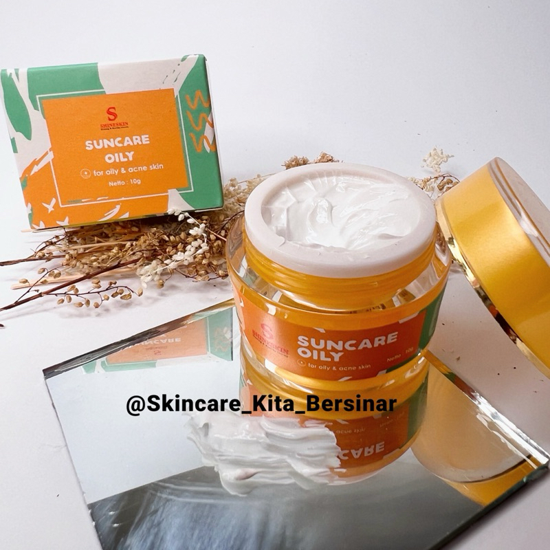 Shineskin Suncare Oily / cream siang /cream siang shineskin / day cream