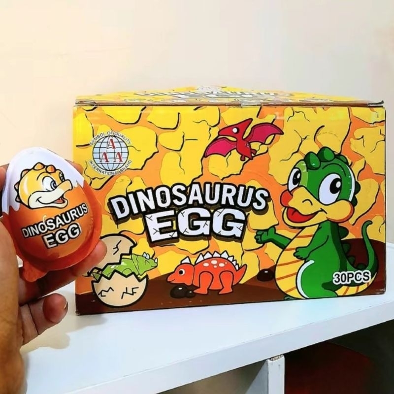 

Coklat DSM Telur Dino Biskuit 1 Kotak Isi 30 / Dinosaurus Egg Compound Chocolate with Biscuit