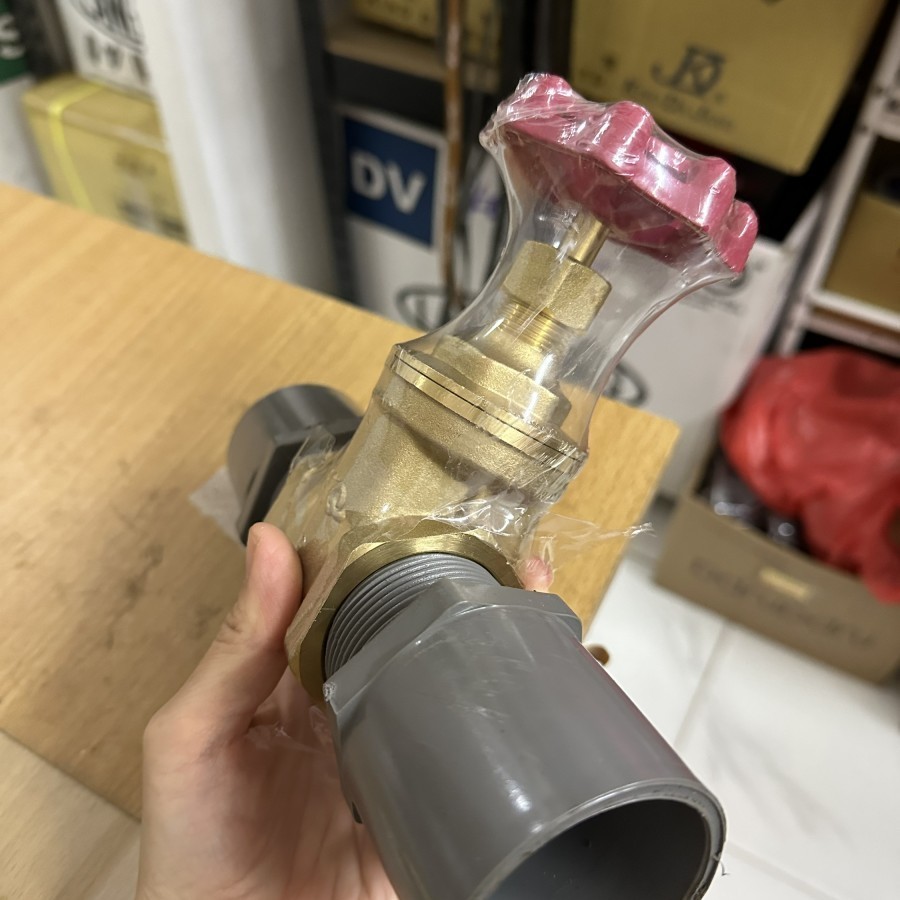 Stop Kran Gate valve 3/4" inch + SDL 3/4" HQ KUNINGAN