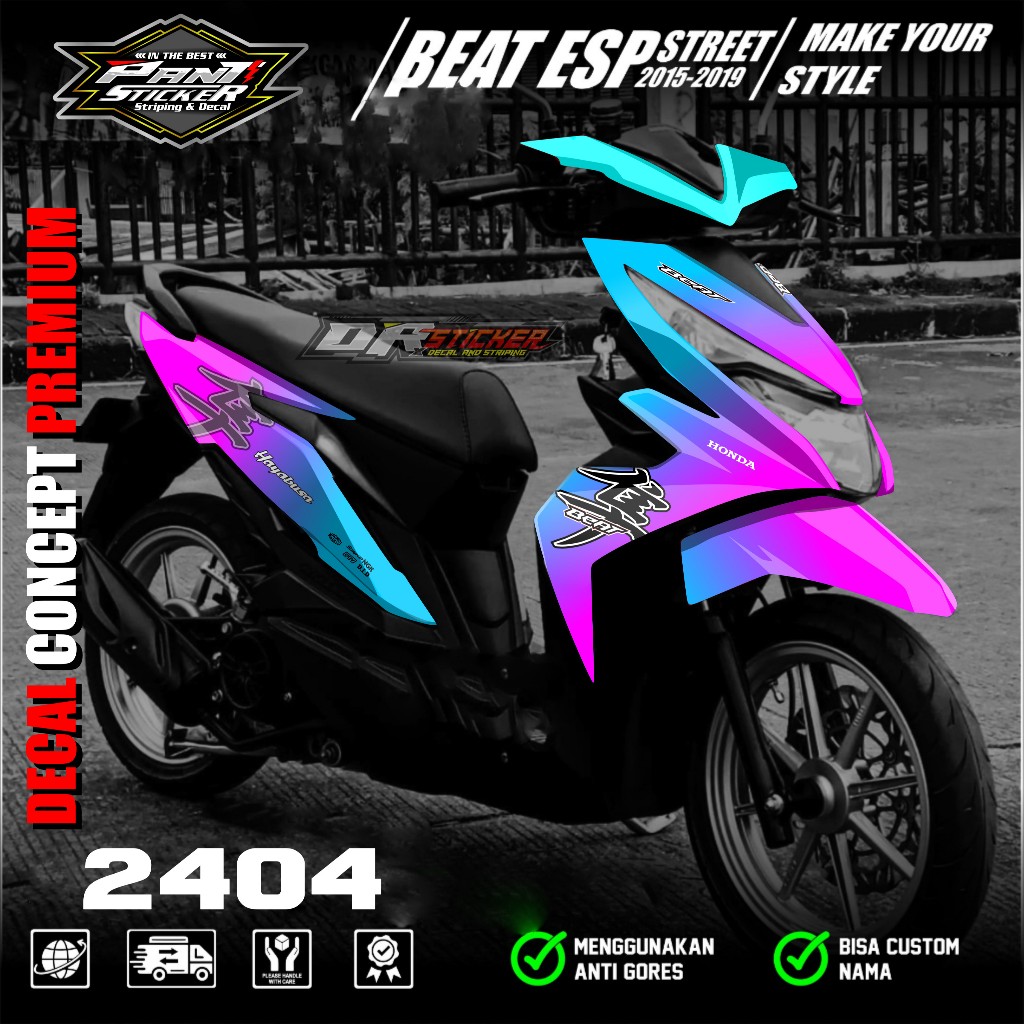 Decal Beat Esp Full Body 2016 - 2019 - Decal Beat Street 2016 - 2019